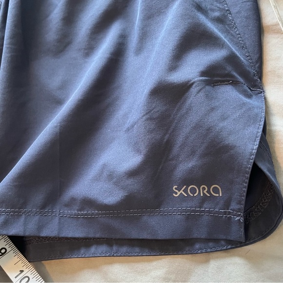Skora Mens Navy Quick Dry Elastic Waist Running Shorts Size S - Picture 9 of 13